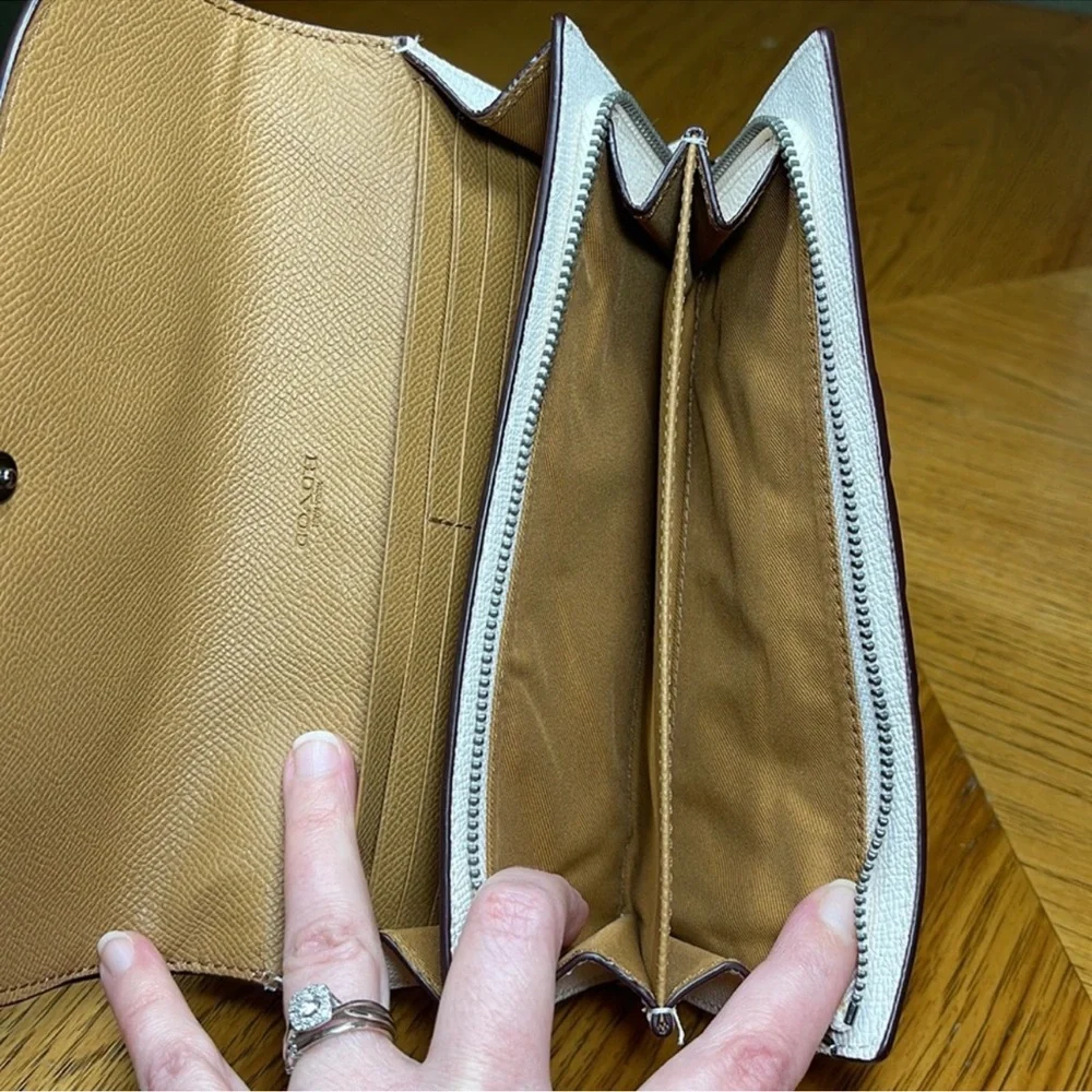 COACH Slim Envelope Wallet with Coach Bear - Picture 15 of 16